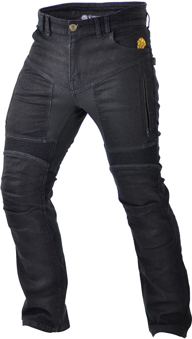 Trilobite Motorcycle Men Jeans, Black, Size 34, 8999900044689