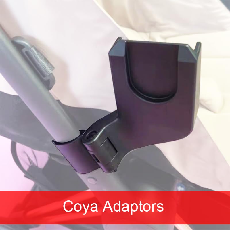 Coya Adaptors Compatible with Cybex Aton Cloud Q/Z+ Bakset Stroller Converter Basket Connector Baby Buggy Accessories