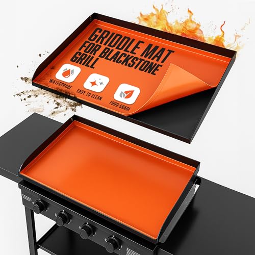 22 Silicone Griddle Cover Mat for Blackstone Heavy Duty Food Grade Silicone Griddle Cover BBQ Shield Against Rust Grease & Dirt All-Season Protection