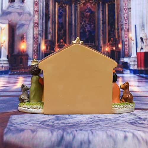 Maisons lumineuses de Noël en résine solide pour éviter la casse