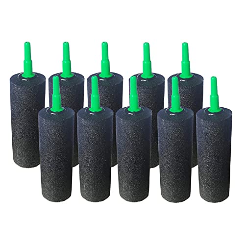 kolkatadesigner� Air Stones (1.5"x4") Cylinder Bubble Diffuser for Aquarium Hydroponics, Biofloc Big Air Stones (Pack of 10) (B09B3ZDK9R) Amazon Price History, Amazon Price Tracker