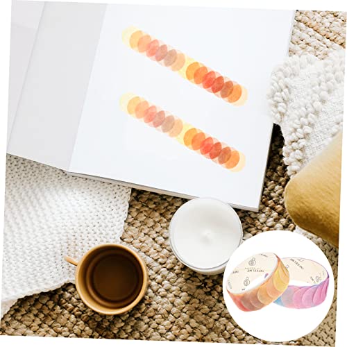 NUSITOU 7 Rolos De Fita Washi Perfumada Álbum De Casamento Scrapbook Círculo Adesivos Fita De Presen