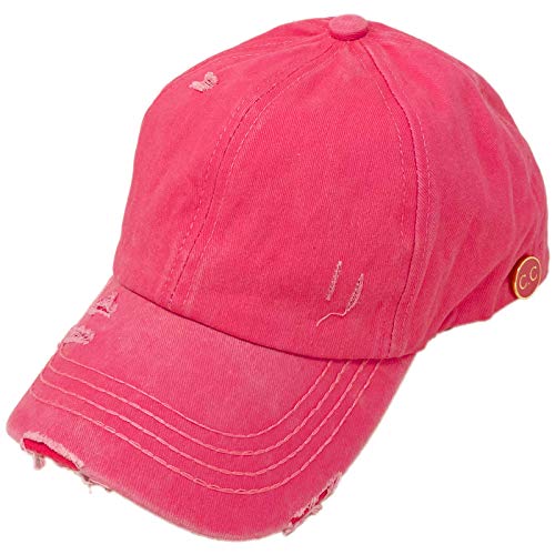 Image of C.C Ponytail Criss Cross Messy Buns Ponycaps Baseball Cap Dad Trucker Mesh Hat