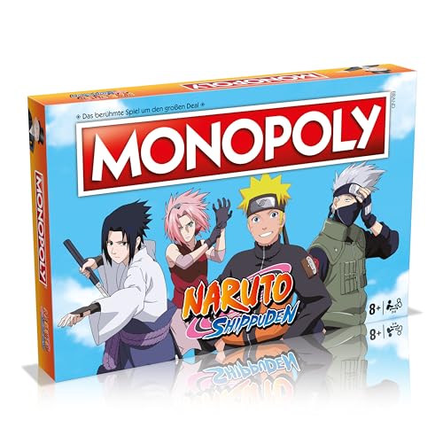 Winning Moves Monopoly Naruto Edition - Monopoly Spiel für Fans - Familienspiele Strategie Brettspiele Naruto - 2+ Spieler ab 8+ Jahren… – Ansicht 1