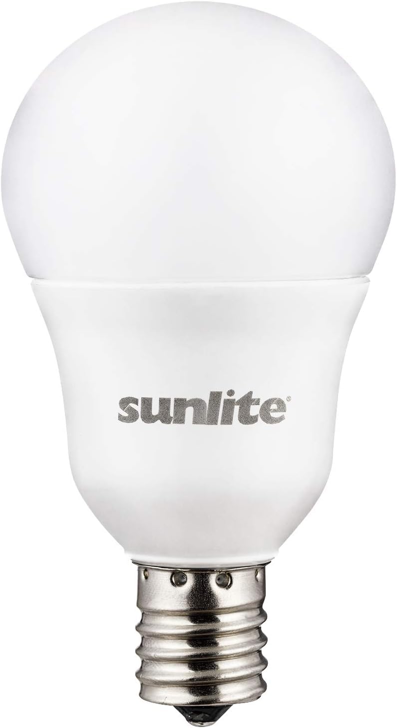 Sunlite 80335 LED A15 Light Bulb 6 Watts 40W Equivalent Intermediate Base E17 480 Lumens Dimmable Frosted Finish