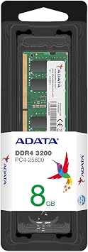 ADATA Premier 8GB (1x8GB) DDR4 3200MHz CL22 PC4-25600 260-Pin SODIMM Memory RAM Single Pack(AD4S32008G22-SGN)