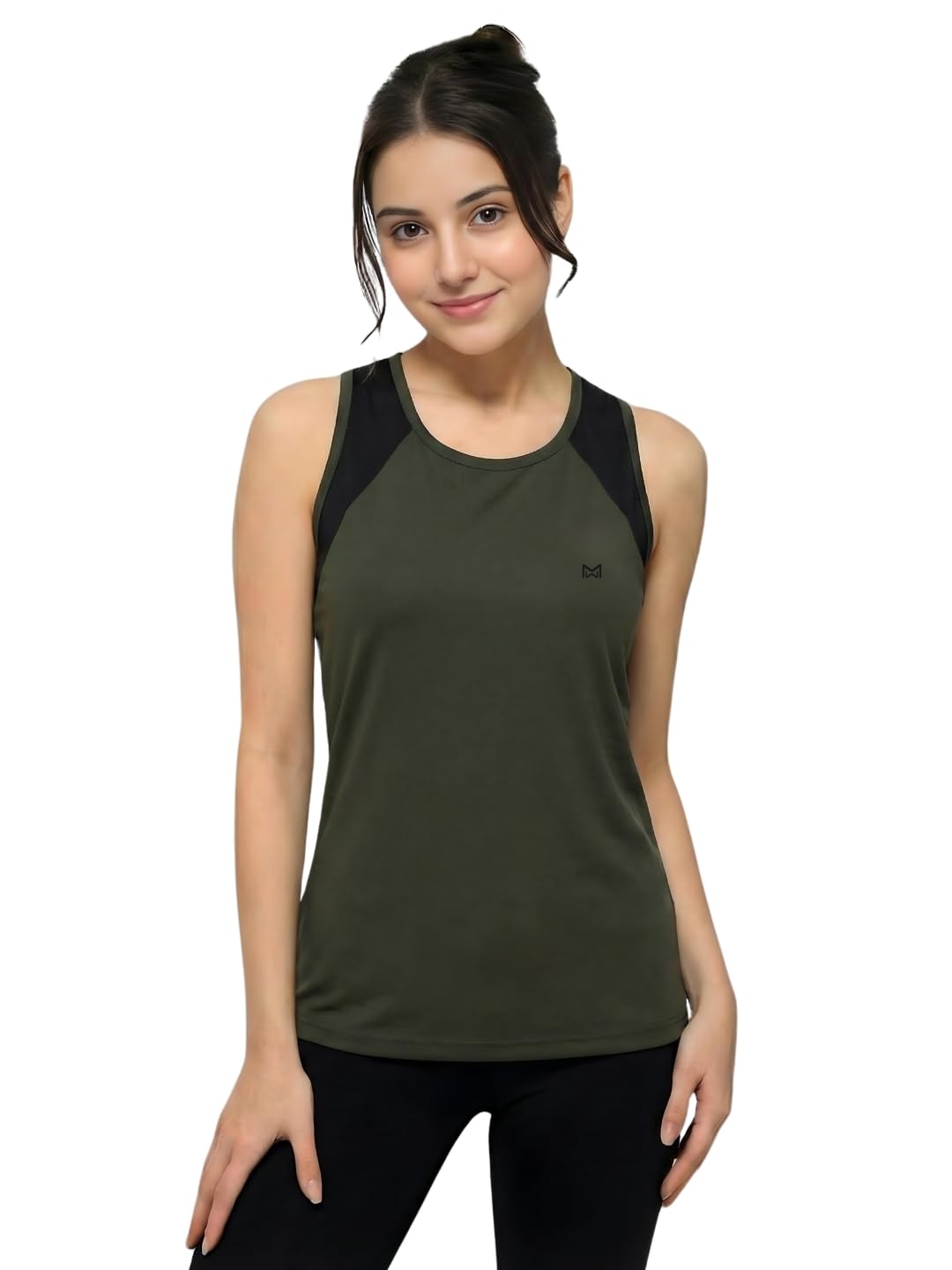 Women's Sports Wear Sleeveless Combo Dri-Fit T Shirts for Girls Cycling Sando Sport Tshirt Tank Tops Regular Fit Gymwear Top for Female-image-46