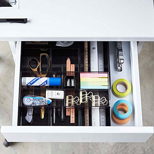Yamazaki TOWER EXTENDABLE DESK ORGANIZER WITH SLIDE BK, Black, Ausziehbar - Image 3