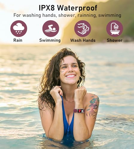 Image of Mindrose Fitness Tracker with Heart Rate Blood Oxygen Blood Pressure Sleep Monitor Step Calorie Counter Pedometer