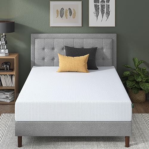Image of ZINUS 10 Inch Green Tea Cooling Gel Memory Foam Mattress / Cooling Gel Foam / Pressure Relieving / CertiPUR-US Certified / Bed-in-a-Box, King