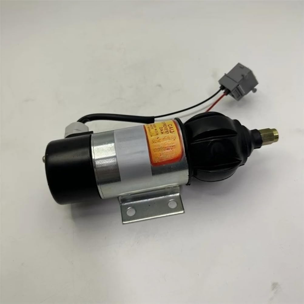 Fuel Stop Solenoid, Factory Standard Part Number 52318, 24V, Excavator Construction Replacement Parts