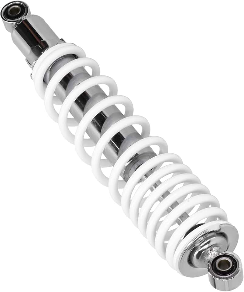RiToEasysports Pressão Mola Ajustável, Desempenho Confiável, Construção Durável de 380 Mm de Amortecedor de ATV Com 5 Ajuste de Pressão Mola, Aplicação Universal para Marcas Chinesas ATV,