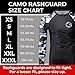 Gold BJJ Jiu Jitsu Rashguard - Camo Long Sleeve Rash Guard Compression Shirt for No-Gi, Gi, & MMA (Black Camo, XL)