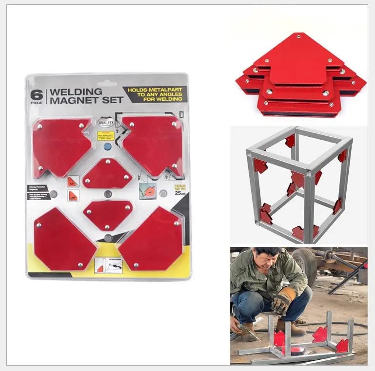 RetLeen 6 Pieses Magnetic Welding Positioner Multi Angle Holder Locators for Welding and Fabrication Work / 45°, 90°, 105°, 120° & 135° Locators / Right angles Triangles Positioner (Pack of 6) (B0BT74Y3GK) Amazon Price History, Amazon Price Tracker
