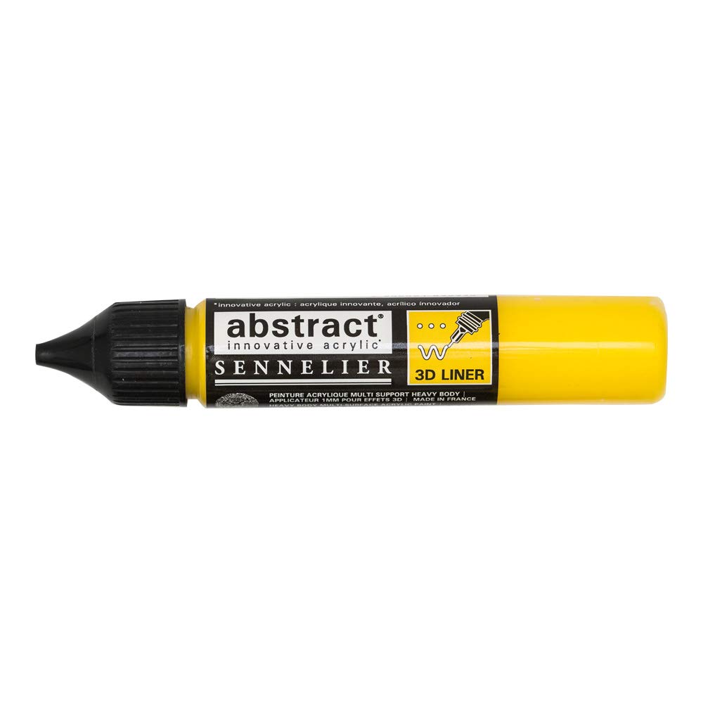 Sennelier Primary Yellow Abstract Acrylic 3D Liner 27Ml (Primary Yellow)