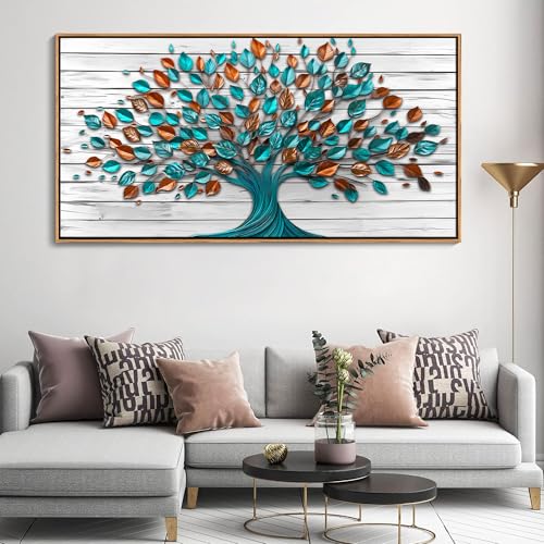 Décoration murale arbre de vie Mofutinpo cadre 61x121 cm