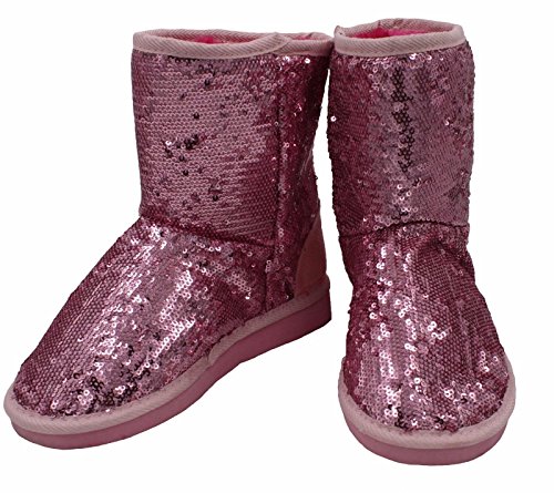 Classic Sparkles Double Shade Sequins Midnight Sequin Kids Boots