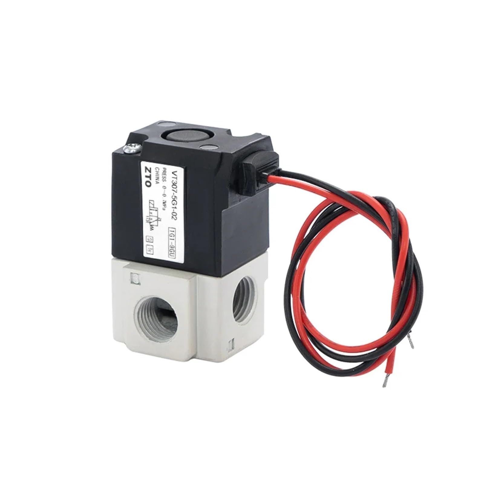 Électrovanne VT307 distribution pneumatique 3 voies vide industriel 12V