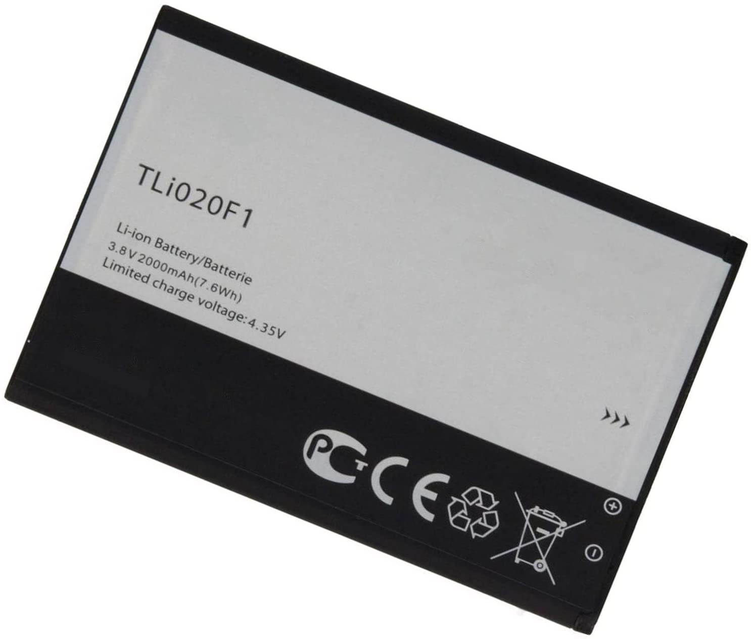 WXKJSHOP Replace Battery For Alcatel One Touch 7040 7040D 7041 7041X OT-7040 OT-7040D OT-7041 OT-7041X Series TLi020F1 TLi020G1