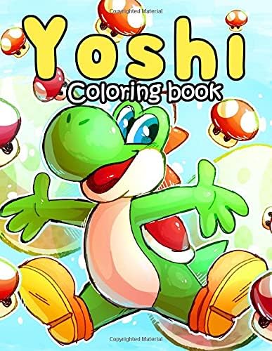 Yoshi Coloring Book: Funny Super Mario Character Coloring ...