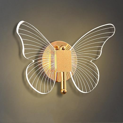 Image of 12 Watt Led Wall Light and Wall scones wall lamp for- Home, Kitchen, Bedside, Bedroom, Living Room, Office, Indoor, Bedside, Mirror Side, Diwali Lighting (Butterfly Wall Light)