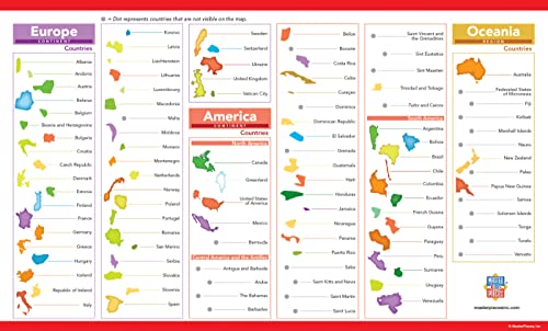 MasterPieces Rompecabezas Educativo 60 Piezas para Niños - Mapa Mundial - 16.5"x12.75" miniatura 5