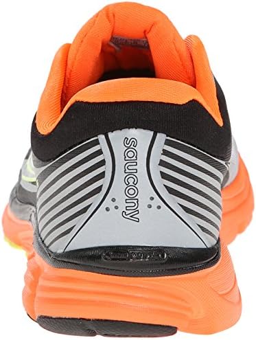 Saucony Men's Kinvara 5 Vizi Glo Running Shoe,Silver/Vizi Orange/Citron,11.5 M US | Image 2