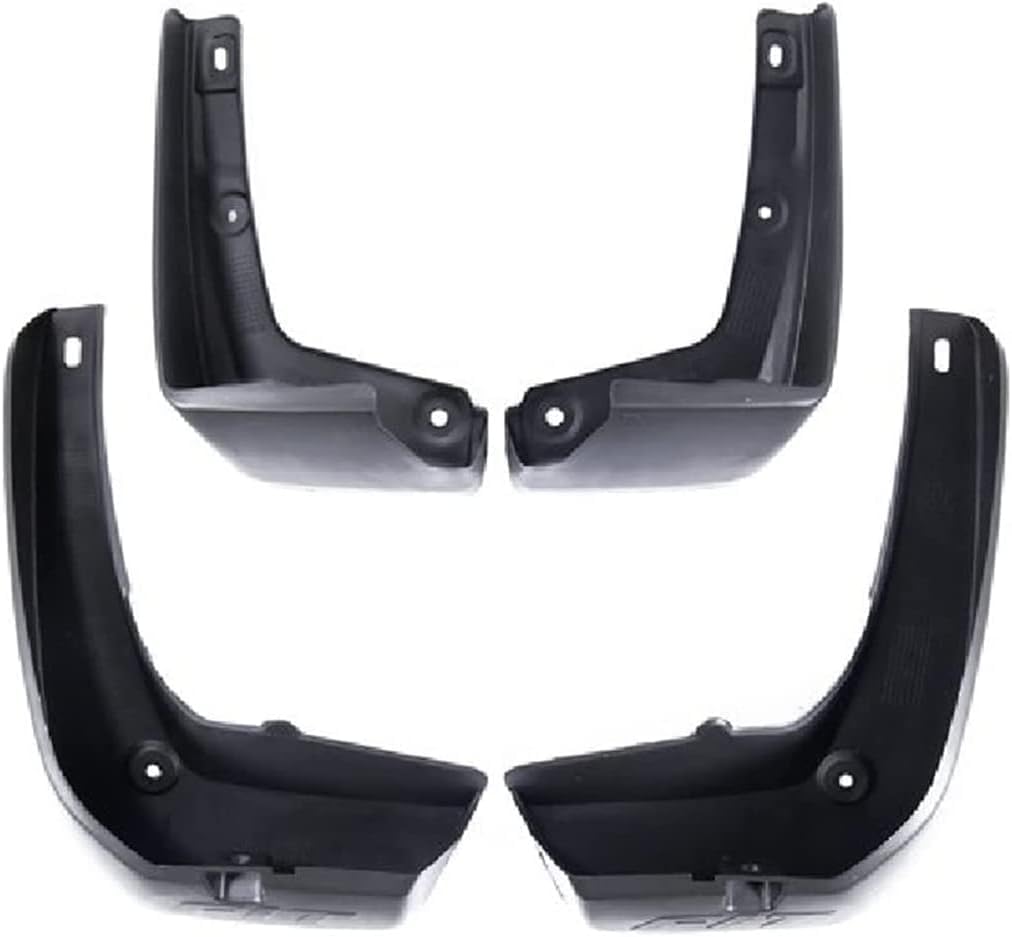 Rscbb Normal 4 Pcs Car Mud Flaps Splash Guards For Honda Fit Jazz 2014-2017 3Rd Gen, Easy Installation Mudguards Front Rear Mud Flaps Splashproof Waterproof Car Accessories
