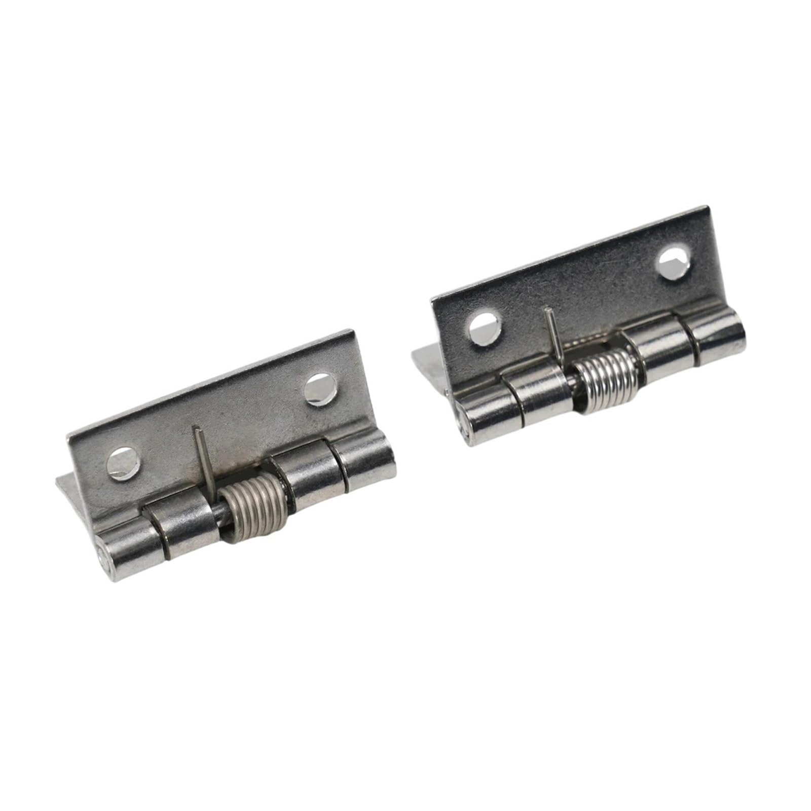Wsqhao One Color 6Pcs Self Closing Door Hinge Spring Hinges 304 Stainless Steel Furniture Parts For Doors(3 Inch)