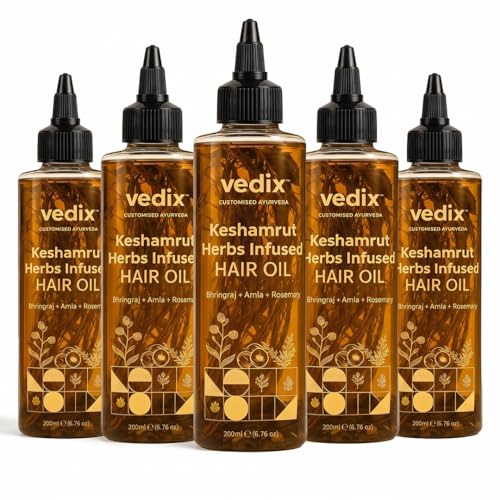 Vedix Keshamrut Herbs Infused Ayurvedic Hair Oil With Bhringraj, Amla