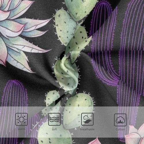 Toddler Girl Panties, Watercolor Succulents Cactus Cotton Girls Underwear, 2–8 Years3