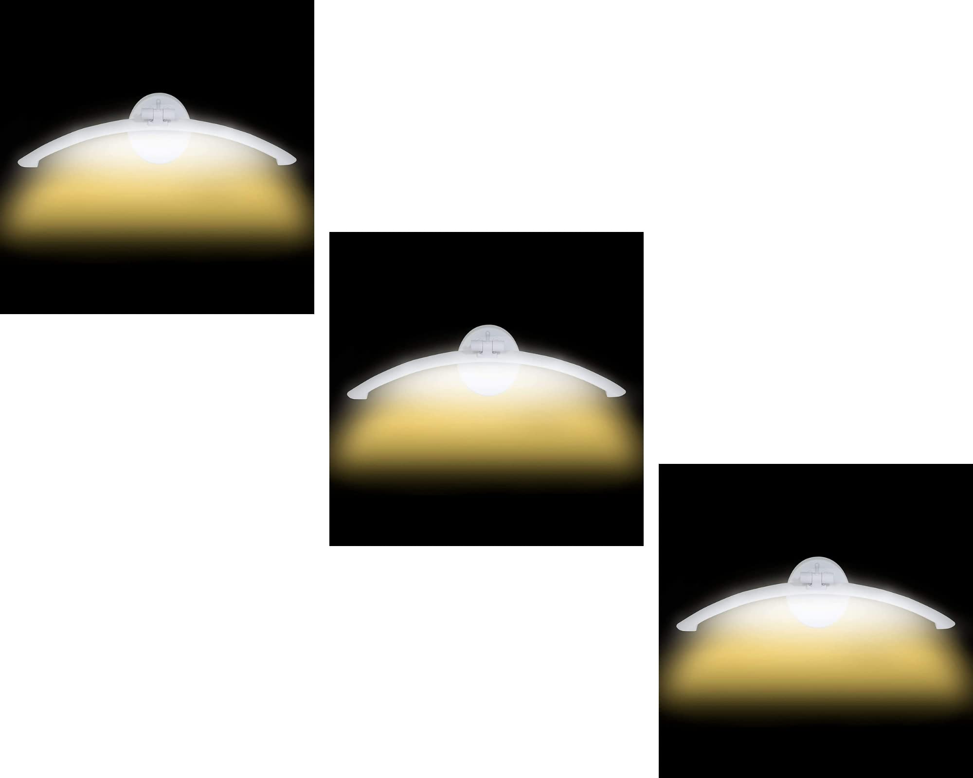 JACKAL® 6 Watt Led Mirror Picture Wall Light with Adjustable Arm, Warm White - Pack of 3 | Wall Mounted Lighting Fixtures | Bathroom Over Mirror Lamp Sconces | Make-up Mirror Front Lamp