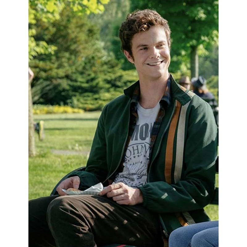 The Boys Hughie Green Cotton Campbell Jacket - Jack Quaid Striped Jacket4