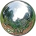 Rome 710-S Silver Stainless Steel Gazing Globe, Polished Stainless Steel, 10-Inch Diameter