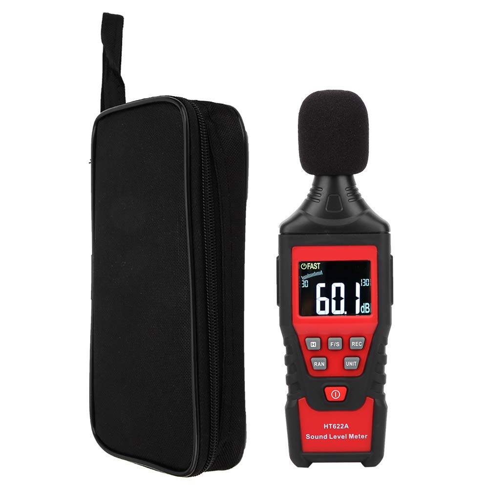 Walfront Products Hand?Held Portable Digital Sound Pressure Level Reader Noise Tester Measuring Instrument(HT622A)-image-5