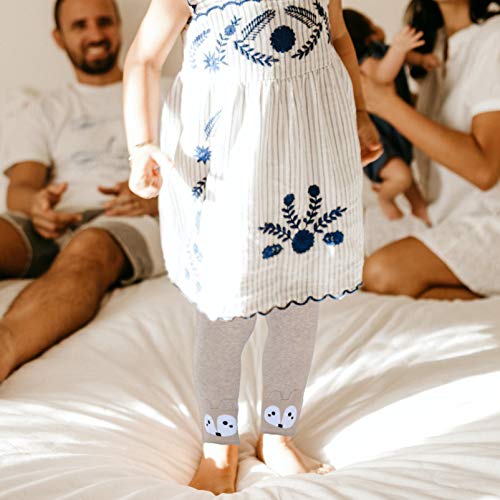 ABOOFAN Leggings de Inverno Baby Toddlers Calças Térmicas Quentes Kids Cartoon Calças de Leggings de