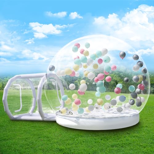 10FT Inflatable Bubble House Dome for Kids, Clear PVC...