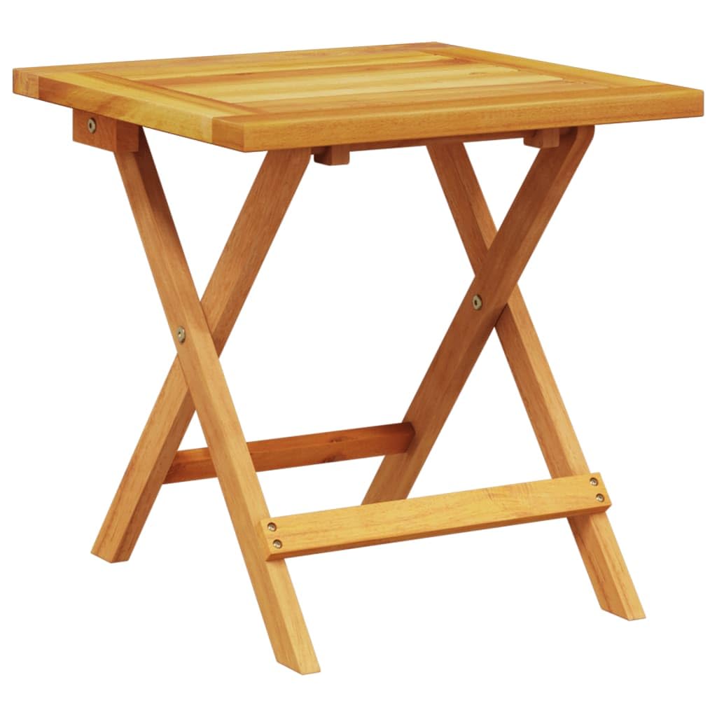 vidaXL Tumbonas con Mesa 2 Unidades Madera Maciza de Acacia