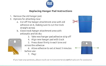 Blu Track Replacement Premium Hanger Pad