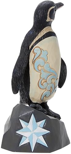 Vista 3 de Enesco Jim Shore - Figura de pingüino de Galápagos, colección Animal Planet, 6 pulgadas de alto