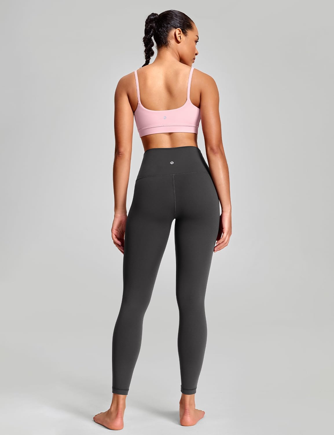 HeyNuts Women's Yoga Pro Leggings 25'' Buttery Soft High Waisted 7/8 Lounge Yoga Pants - Image 3