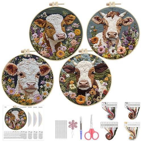 Kit broderie complet pour réussir facilement vos premiers points de croix