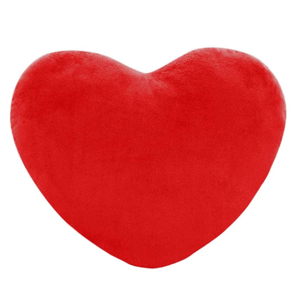 Tsawntd Valentines Day Heart Pillow Decorative Plush Throw Cushion for Wedding Sofa 15x20cm Plush Pillow Heart Shape Throw Pillows Cushion for Sofa