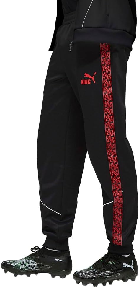 PUMA Mens Ac Milan King Anthem Athletic Pants Soccer Cleats - Black