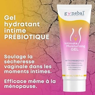 50 ml GYNEBAL Gel hydratant et lubrifiant sexuel Intime a l'eau avec complexe PREBIOTIC - Lubrifiant intime à action protectrice qui soulage la sécheresse vaginale même à la ménopause.