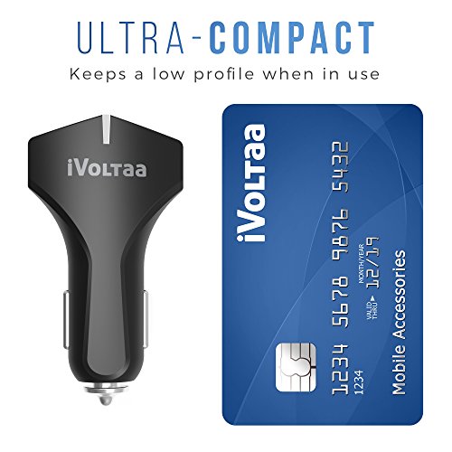 Image of iVoltaa QC 3.0 36W - Dual Port USB Car Charger, Both Port QC 3.0