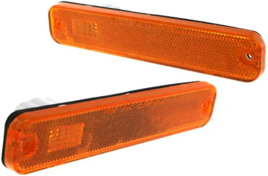 For Ford Truck Bronco Front Marker Light Assembly 1975-1991 Pair Driver and Passenger Side | FO2550101 | FO2550101 | D3TZ 15A201 A