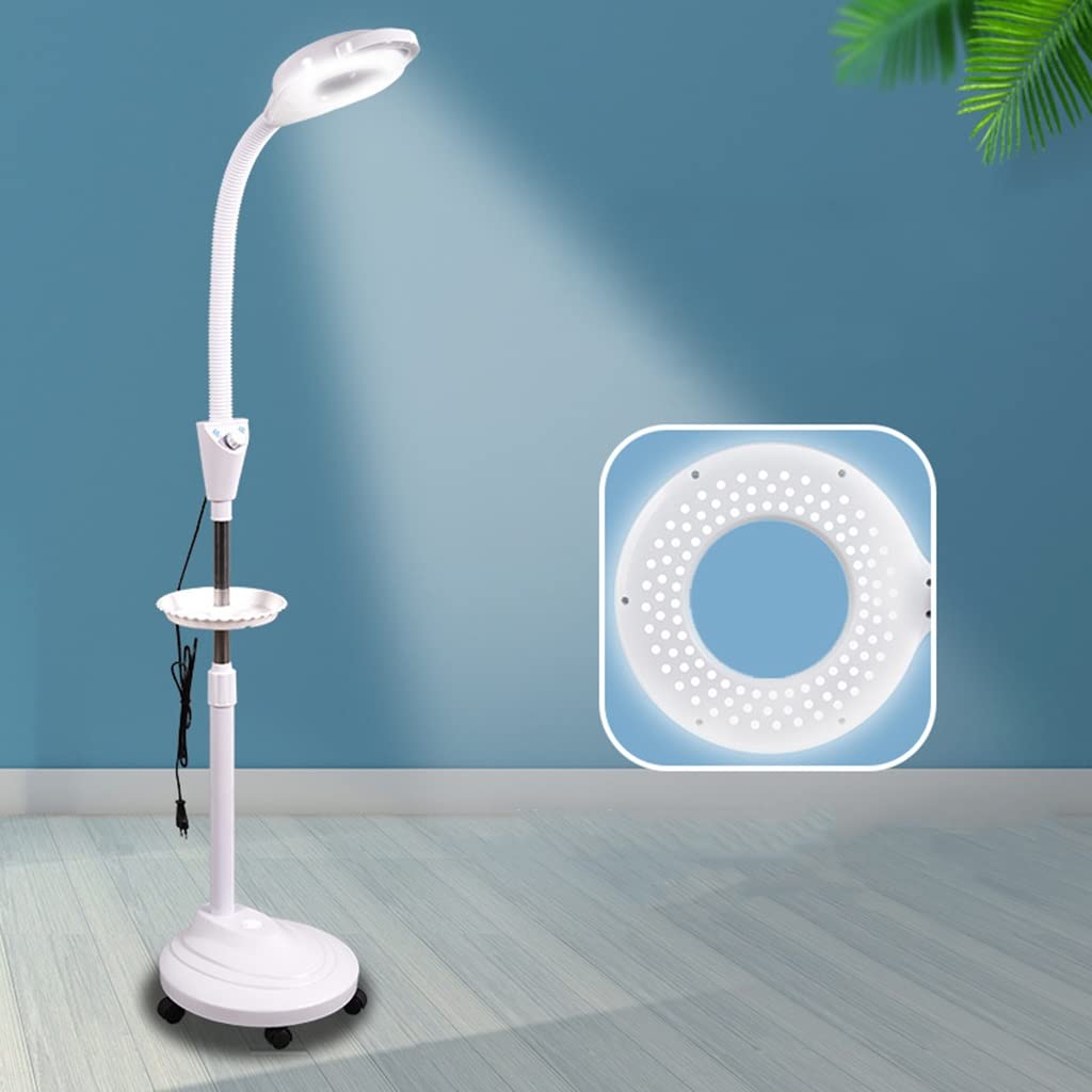 Lampadaire LED grossissant 8X pour pose de cils et maquillage à la maison