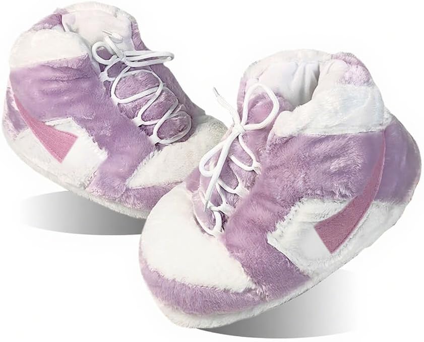 Sneaker Slippers Non Slip Sole Indoor House Plush Slippers Unisex Indoor Floor Cotton Shoes - Image 3