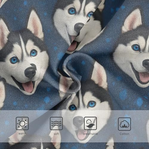 Joisal Cartoon Dog Heads Dark Blue Toddler Underwear Floral 2t Cotton Panties for Girl Fun Print Briefs Underpants3